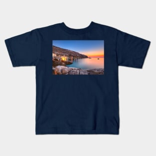 Sunset at Limeni in Mani, Greece Kids T-Shirt